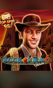 Book of Ra Deluxe 6 Top Spin Max RTP Logo
